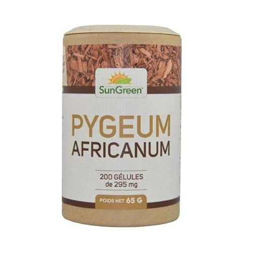 Pygeum Africanum - 200 gélules végétales de 250 mg | Format Gélule | Complément Alimentaire | Vegan | Fabriqué en France Cover