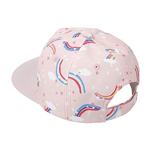 Kids Toddler Pineapple-Print Baseball-Hat-Girl Snapback Trucker Sun Hat (Pink-Rainbow, 21.3 Inch - Fit For 5-9 Year Old) #TOP5