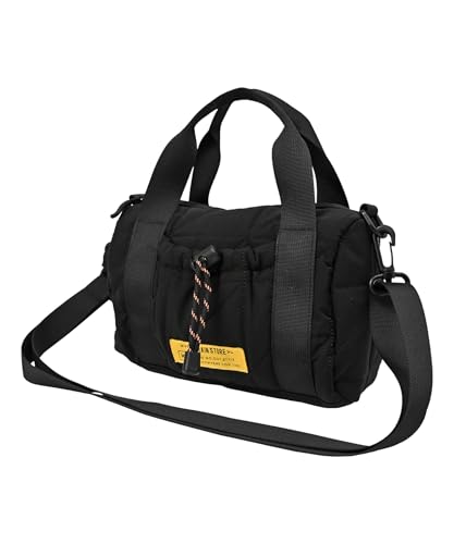 KiU キウ スクエアパデッドミニボストンバッグ SQUARE PADDED MINI BOSTON BAG 防水 撥水 キルティング バッグ ミニバッグ ショルダー ポケット シンプル おしゃれ かわいい カジュアル アウトドア 秋冬 ブラック K476-900
