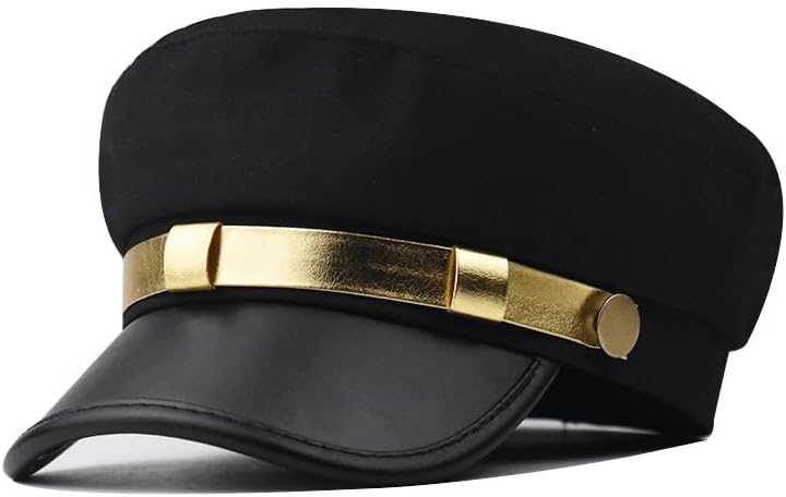 Chauffeur Hat Newsboy Cap Peaked Beret Cap Classic Vintage Driver Costumes Hats Captain Sailor-Hat for Men Women
