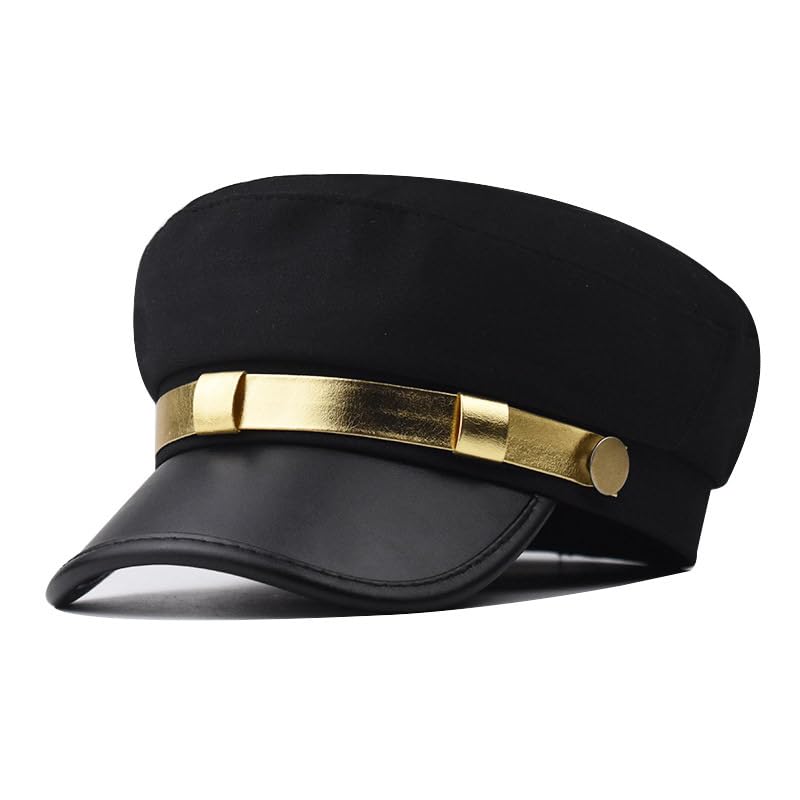 Classic Chauffeur Hat for Men Women Unisex Captain Sailor Hat Newsboy Cap Costume Hats
