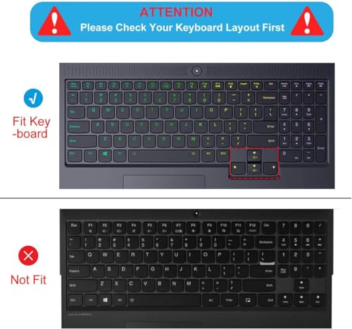 Image of Keyboard Cover for Lenovo LOQ 15.6 inch 16 inch, Legion 5 5i Pro, Legion Pro 7 7i, Legion Slim 7 7i, Legion 5 5i 5p 5pi 7 7i, IdeaPad Gaming 3, Legion Gaming Laptop 15.6 16 Keyboard Protector Skin