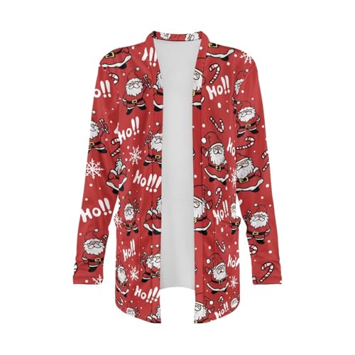 Image of Womens Open Fron Cardigan Sweaters Long Sleeve Tops Daily Coats
