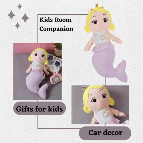 Image of A Little Swag Soft Mermaid Doll Princess Stuffed Plush Toys for Birthday Theme Gift Present Home Decoration for Kids Girls (25 cms)