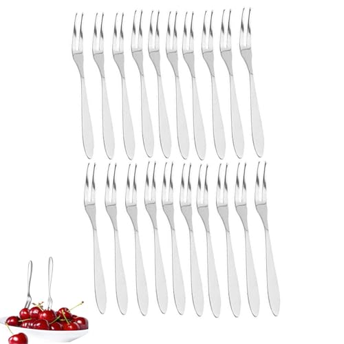 Lista de Tenedores de fruta , listamos los 10 mejores. 44 Tenedor Para Mango, 20 Piezas Tenedores Acero Inoxidable, Palillos Para Botana, Cucharas, Ideal Para Restaurantes, Postres, Uso Diario Y Al Aire Libre, 133 * 8 mm