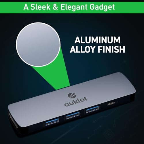 USB C Hub Docking Station, 5-in-1 Aluminium USB C Hub,4K HDMI@30HZ,100 W Power Delivery, Compatibile with iOS, Windows and Linux | Laptops, Televisions & Desktops | Plug and Play (Black) 6 41Bga08XF8L
