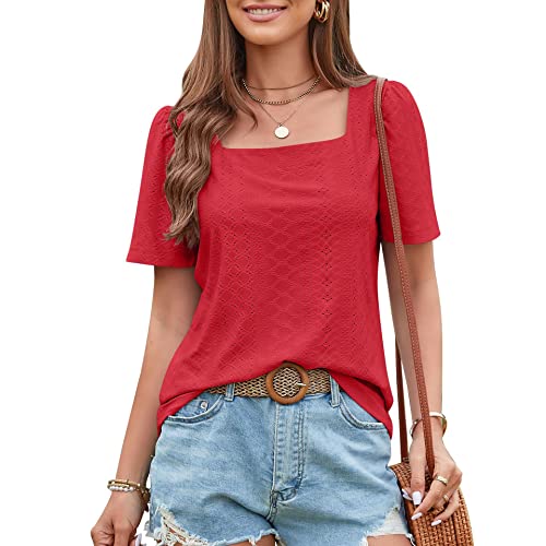 apparel square neck puff sleeve top
