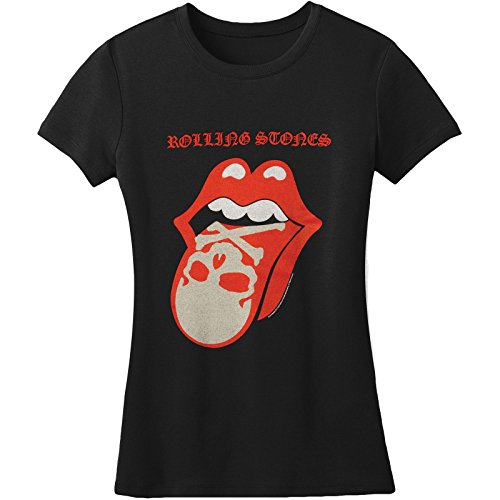 Amazon.com: Rolling Stones Skull Tongue Black Youth T-Shirt Black