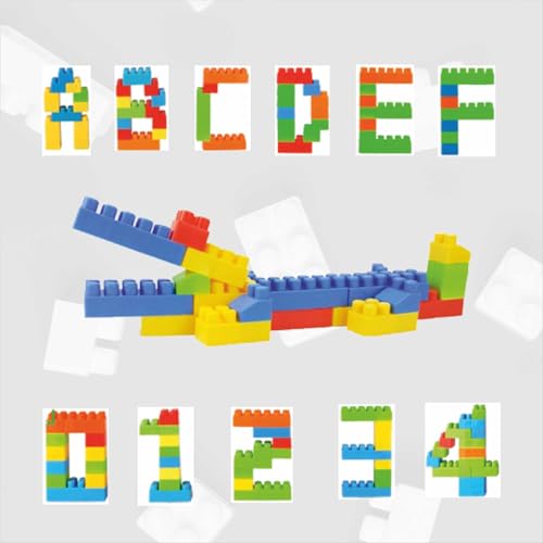 Image of ToyMagic Building Blocks with Wheels for Kids - 380 Pcs Colorful STEM Building Set with Interlocking Bricks & Moveable Wheels, Creativity & Motor Skills Boosting Blocks - Safe for Ages 3+