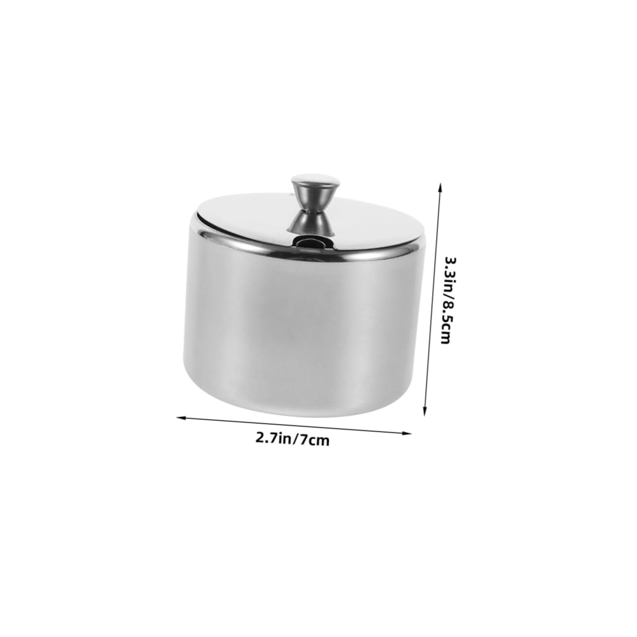 KICHOUSE Stainless Steel Seasoning Box with Salt Storage Container for Kitchen Elegant Design for Sugar and with