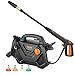 VEVOR Electric Pressure Washer, 2150-PSI 1.85-GPM, Foam Cannon High-Pressure with 5 Different Nozzle, 20ft Hose/35ft Cord Lightweight Washer, Portable Cleans Cars/Fences/Patios/Furniture/Floor/Window