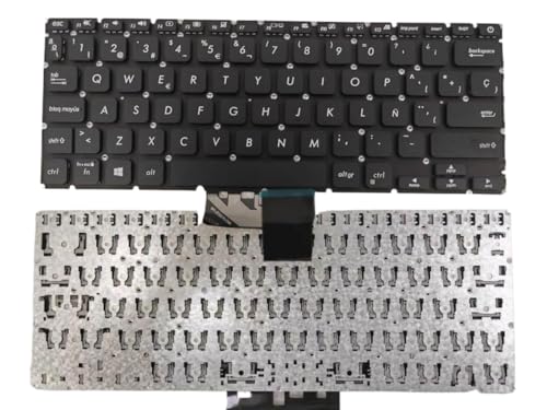 Clavier espagnol ultra réactif pour Asus X412 avec nappe de connexion stable