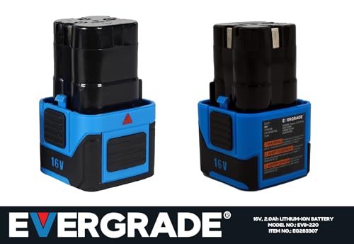 EVERGRADE Professional 5" & 6" CORDLESS DA Random Orbital Power Sander with 3/32" (2.5mm) Offset - STARTER KIT RGX Pro 332 - Perfect for WOODWORKING, Automotive, Paint Prep/Removal (Fine Finish) - Image 6