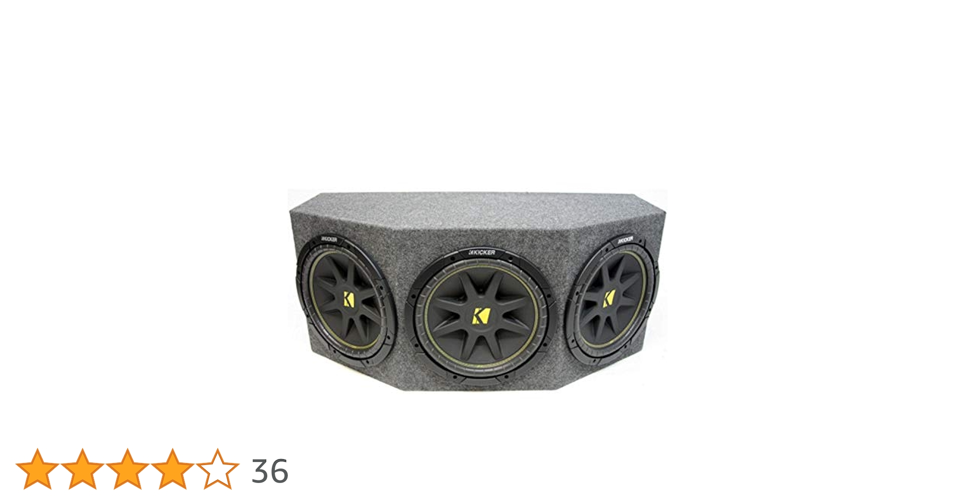 Amazon.co.jp: KICKER トリプル12インチ コンプロードサブ