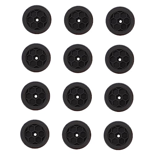 OKUMEYR 12Pcs Durable Plastic Amplifier Feet Pads Vibration Chassis Isolation Stand for Speakers HiFi Systems High Damping Properties Performance