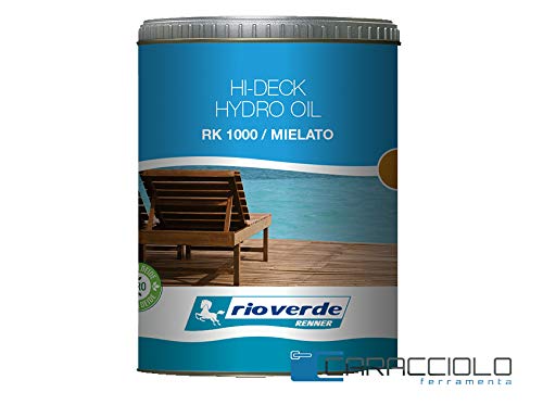 RK 1000 Olio per Decking Esterni Mielato 2,5L