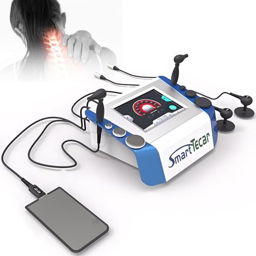 YANDDEA Masajeador de radiofrecuencia CET Ret Indiba Smart-Tecar de Fisioterapia de 448 kHz, antienvejecimiento, Adelgazante, Elimina Grasa, Alivia el Dolor