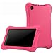 TIRIN Case For Fire 7 2015- Super Light Weight Children Cover Kids Case For Fire 7 Inch Display Tablet (Only Fit Fire 7" Display 5th Generation - 2015 Release) - Rose