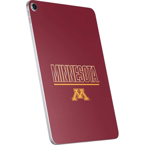 Skinit Decal Tablet Skin Compatible with iPad 11th Gen (2025) - Officially Licensed University of Minnesota Athletic Text Design