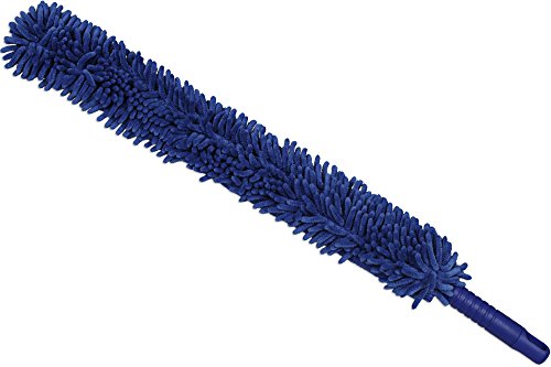 CleanAide Handheld Microfiber Flex Duster 20 inches Blue