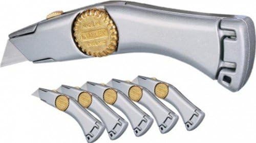 Stanley Heavy-Duty Titan Trimming Knife | Aluminium | Pack of 6