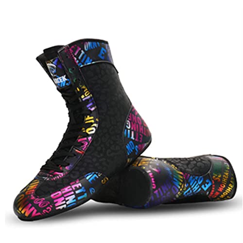 Women Men Wrestling Shoes Fashion Boxing Gym Trainers High Top Weightlifting Fitness Sneakers Comfortable Bodybuilding Shoes3