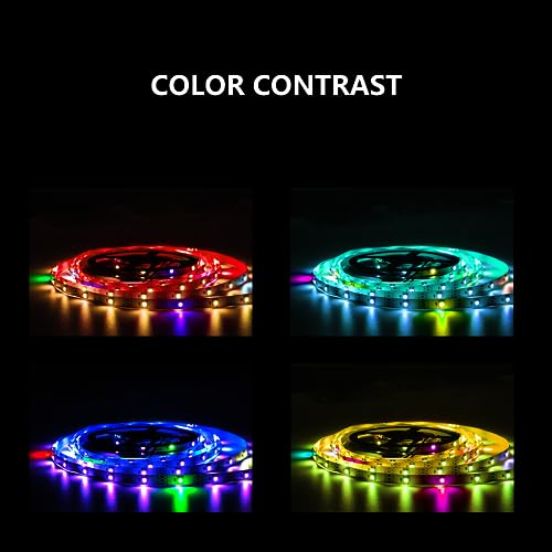WS2812b-LED-Strip-Ket-Individually-Addressable-LED-Strip-98FT-30PixelsmSmart-LED-LightsBluetooth-APP-Remote-Control-Music-Sync-USB-5V-for-Room-Home-TV-Party-Decoration
