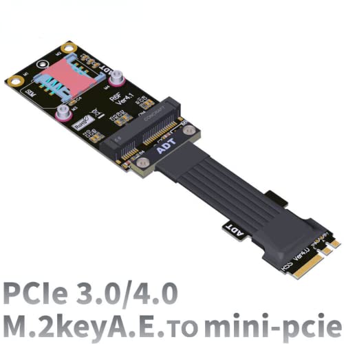Cable de expansión M.2 WiFi A.E clave a mini PCIe 4.0 R56SF de 10 cm 2