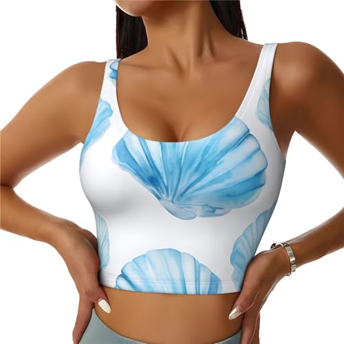 Camiseta sin mangas de mujer para yoga con estampado de frutas Mexpekil