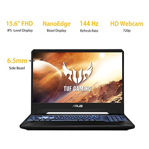 Image of ASUS TUF Gaming FX505DT 15.6 inches FHD 144Hz Laptop GTX 1650 4GB Graphics (AMD Ryzen 5-3550H /8GB RAM /512GB PCIe SSD /Windows 10 /Stealth Black /2.20 Kg), FX505DT-AL106T
