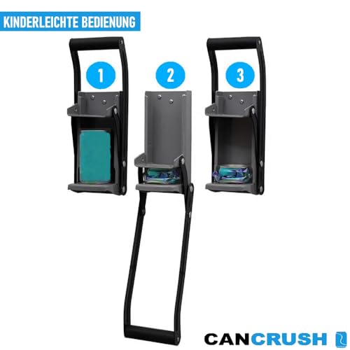 MAVURA CANCRUSH Dosenpresse mit Flaschenöffner für Große Dosen Metall