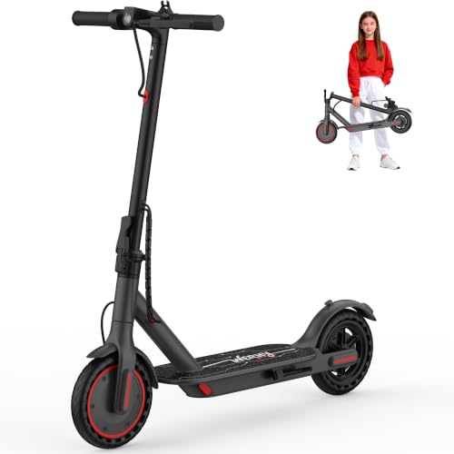 Image of WERHY Foldable Kids Electric Scooter, 350W Motor, Max 12 /16Miles Long Range, 19 MPH Max Speed, 8.5 inch Solid Tire, Lightweight Foldable E-Scooter with Dual Braking, Digital Display, Cruise Control