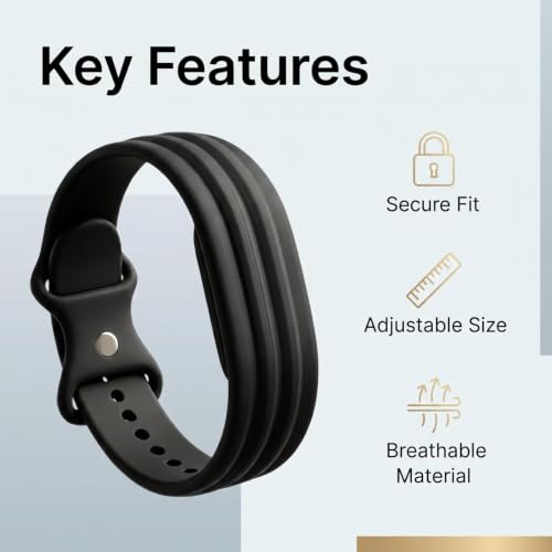 BoerHang Armband Kompatibel mit Google Fitbit Air, Silikon-Sport-Fitness-Uhrenarmband, Wasser- und Schweißfest.(Blau)