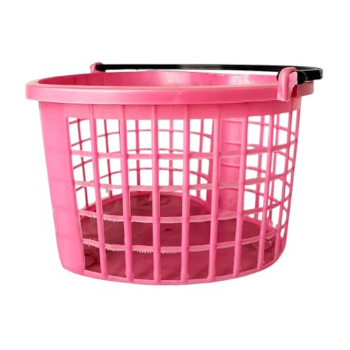 Cesta De Coração Para Pregador Plástico (Rosa)