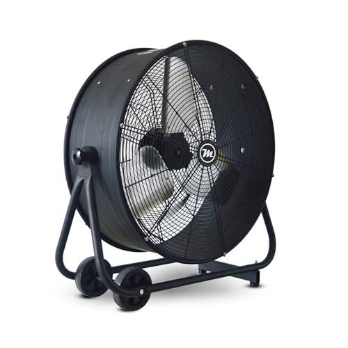 MATOR - Ventiladores de suelo portátil 13.200 m³/h - Ø600 mm - 245W - DRUM FAM CFT 24