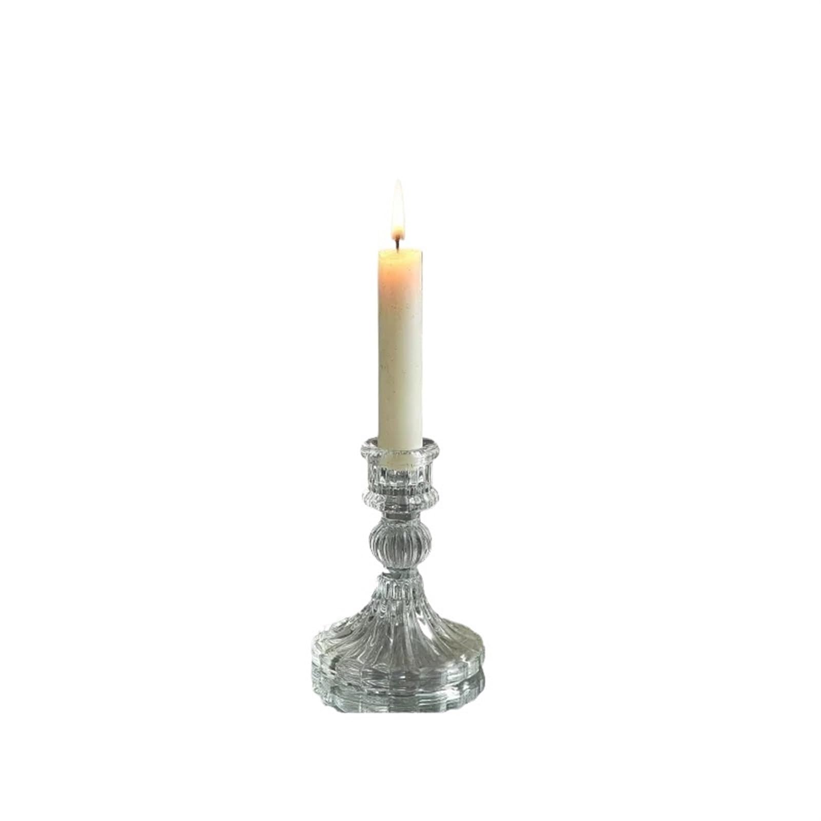 Candle Holders Candlestick Wedding Centerpiece Candle Holders Table Holder(Height10.3cm)