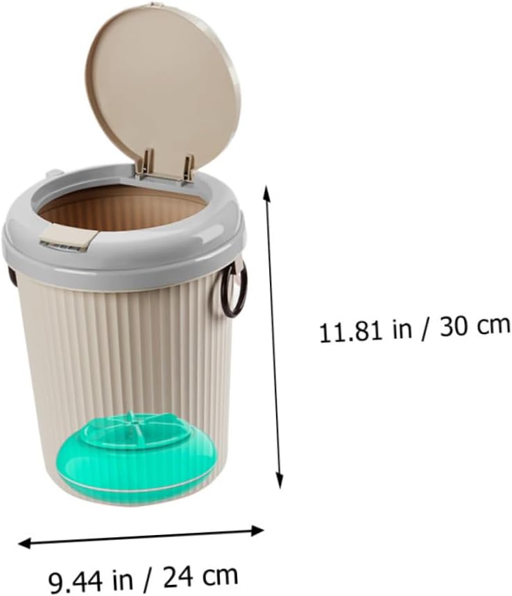 Portable Desktop Ultrasonic Washing Machine Electric High- for Clothes Underwear Quiet Low Noise Washer for Camping and Rental Apartments