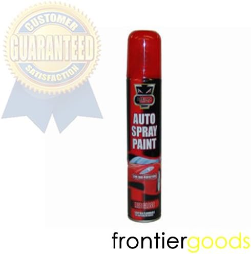 300ML RED GLOSS AUTO SPRAY PAINT FOR CAR AND DIY QUICK DRYING