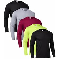 HotPoem 5-Pack Men's Long Sleeve T-Shirts
