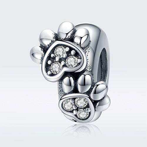 Image of ARTCHARM 925 Sterling Silver Stopper Beads Spacers Charms fits European DIY Bracelet, Personalized Gifts for Mothers Day /Birthday /Christmas