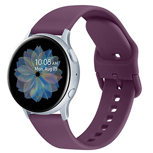 20mm 22mm Silicone Watch Strap for Women Men, Quick Release Replacement Strap with Stainless Steel Buckle Sport Watchbands Wrist Straps, smart watch wristband (22mm, Purple) - Image 7