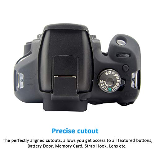 Funda para cámara Easy Hood para Canon EOS Rebel T5/T6/T7 negra miniatura 5