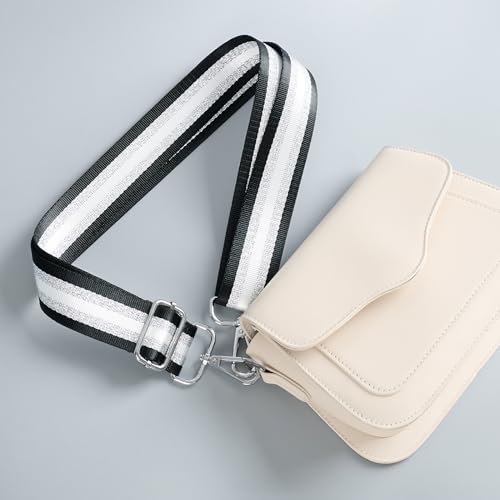 Image of chushui Silver Hardware Purse Strap,Replacement Crossbody Adjustable Shoulder Strap for Handbag Bag