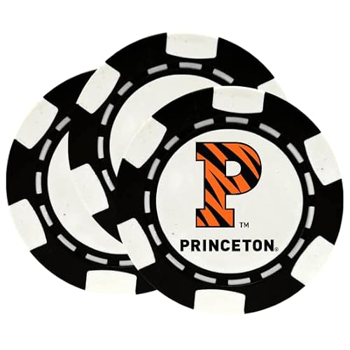 Golfballs.com Classic Princeton Tigers Poker Chips - 3 Pack