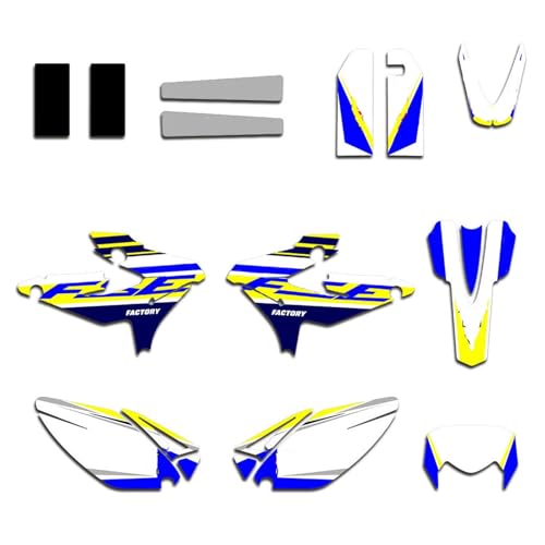 Autocollants graphiques pour moto Sherco SE anti rayures kits de décalcomanies