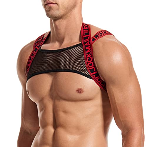 Mens Fitness Harness Fitness Shoulder Strap Mens Crop Top Chest Muscle Harness Mens Shoulder Bandage Strap4