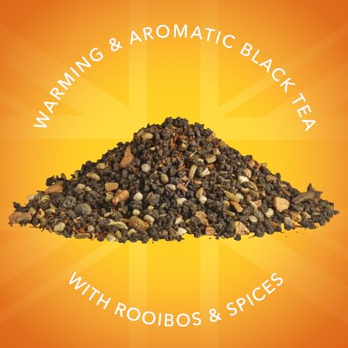 Image of Twinings Spicy Chai Loose Leaf Black Tea, 4.41 Ounce (125g) Pouch, Caffeinated, Enjoy Hot or Iced