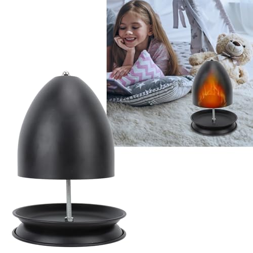 Candle Heater, Indoor Metal Tea Light Oven Candle Holder Tea Pot Warmer Base Tea Light Oven Winter Candle Stove Hand Warmer for Wedding Home Table Decoration (Without Candle) - Thumbnail 4