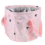 Healeved 大型フットバスバッグ 足洗いバケツ 折りたたみ式フットバスバケツ ポータブル使用者向け 旅行キャンプアウトドア 足湯兼収納容器