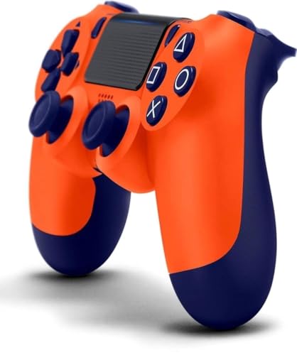 Controle Sem Fio para PlayStation 4, Compatível com PS4 e PC, Laranja